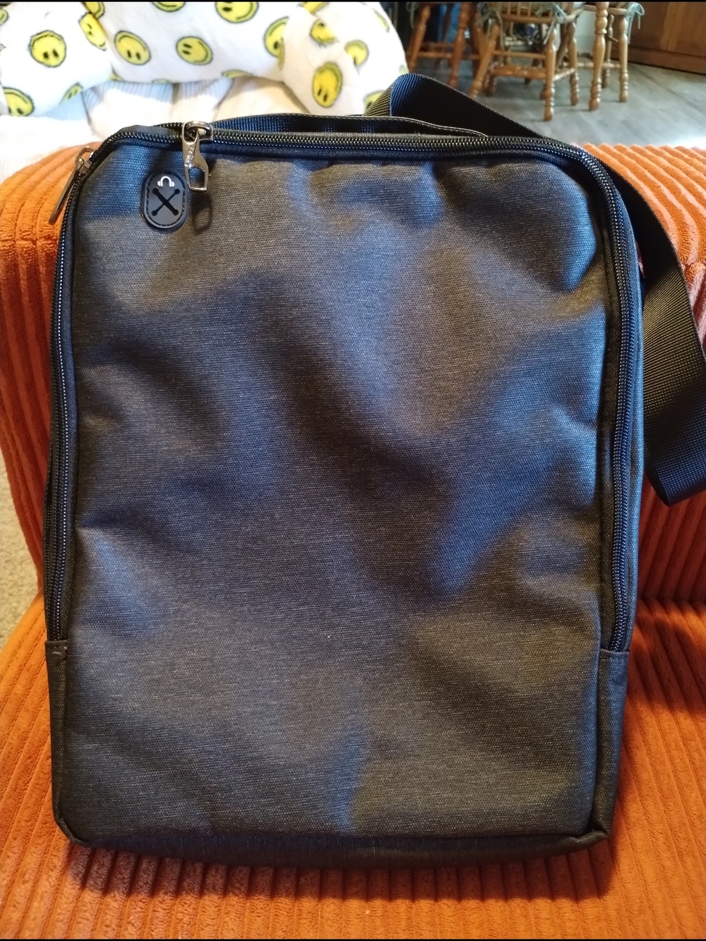 Men's Crossbody Shoulder Bag - Black